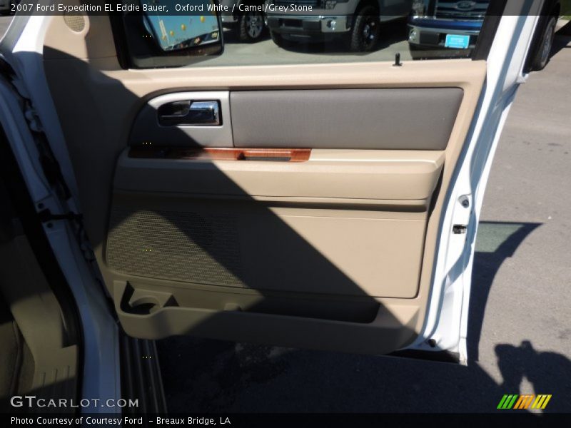 Oxford White / Camel/Grey Stone 2007 Ford Expedition EL Eddie Bauer