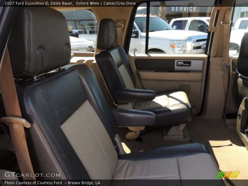 Oxford White / Camel/Grey Stone 2007 Ford Expedition EL Eddie Bauer