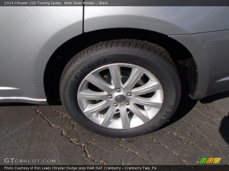 Billet Silver Metallic / Black 2014 Chrysler 200 Touring Sedan