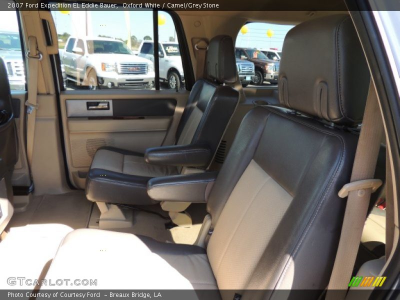 Oxford White / Camel/Grey Stone 2007 Ford Expedition EL Eddie Bauer