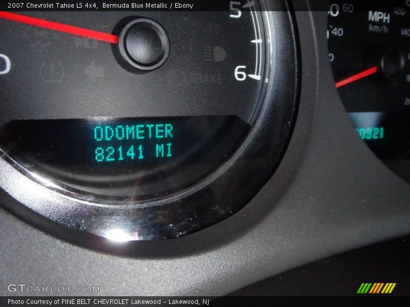 Bermuda Blue Metallic / Ebony 2007 Chevrolet Tahoe LS 4x4