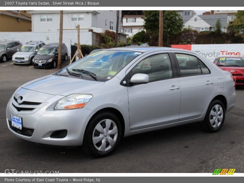 Silver Streak Mica / Bisque 2007 Toyota Yaris Sedan