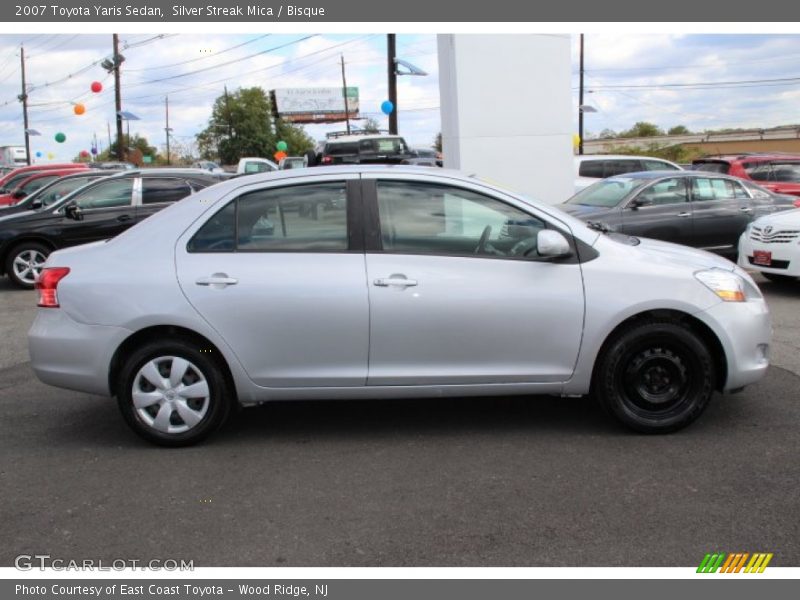 Silver Streak Mica / Bisque 2007 Toyota Yaris Sedan