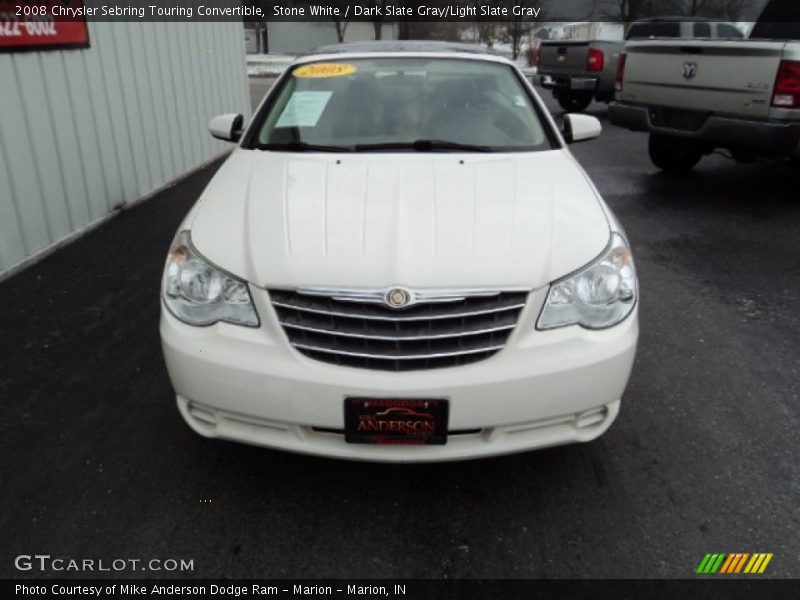 Stone White / Dark Slate Gray/Light Slate Gray 2008 Chrysler Sebring Touring Convertible