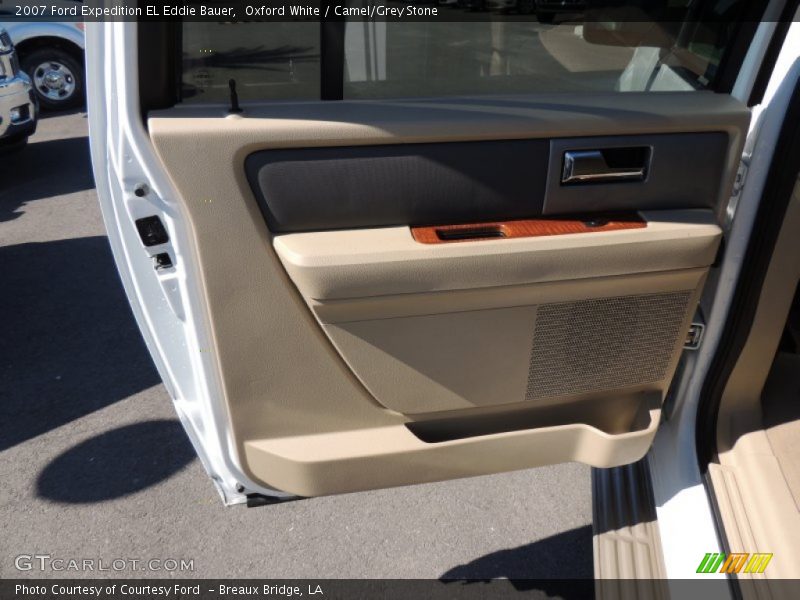 Oxford White / Camel/Grey Stone 2007 Ford Expedition EL Eddie Bauer