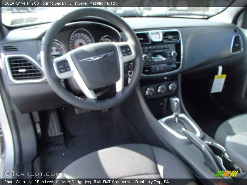 Billet Silver Metallic / Black 2014 Chrysler 200 Touring Sedan