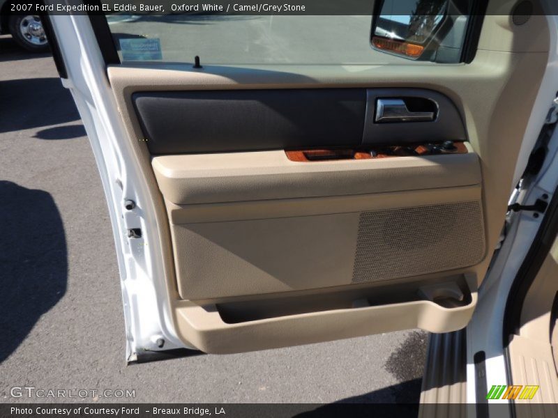 Oxford White / Camel/Grey Stone 2007 Ford Expedition EL Eddie Bauer