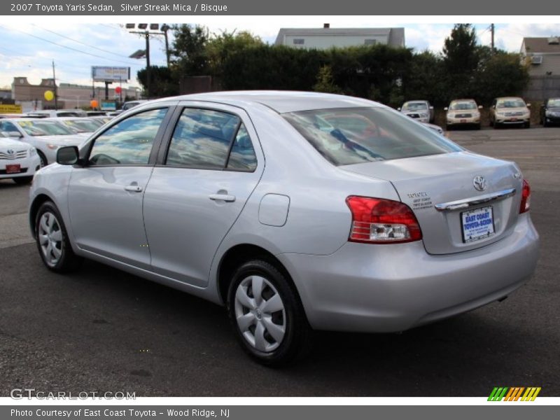 Silver Streak Mica / Bisque 2007 Toyota Yaris Sedan