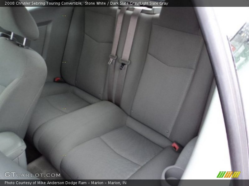 Stone White / Dark Slate Gray/Light Slate Gray 2008 Chrysler Sebring Touring Convertible