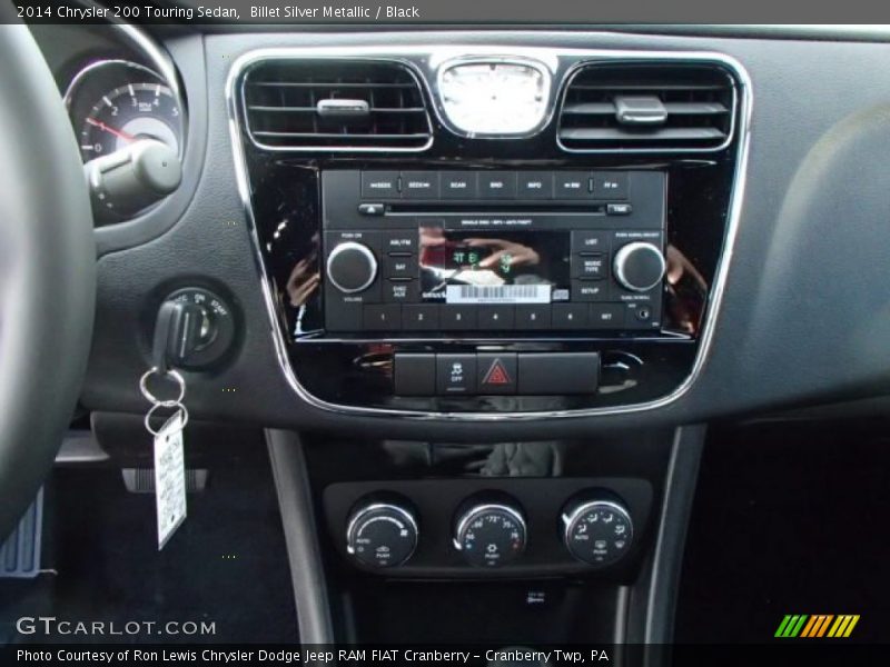 Billet Silver Metallic / Black 2014 Chrysler 200 Touring Sedan