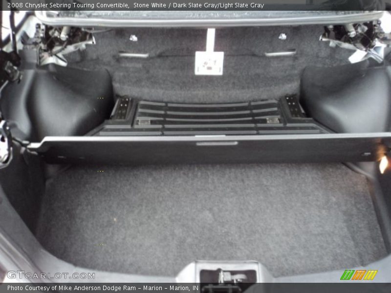 Stone White / Dark Slate Gray/Light Slate Gray 2008 Chrysler Sebring Touring Convertible