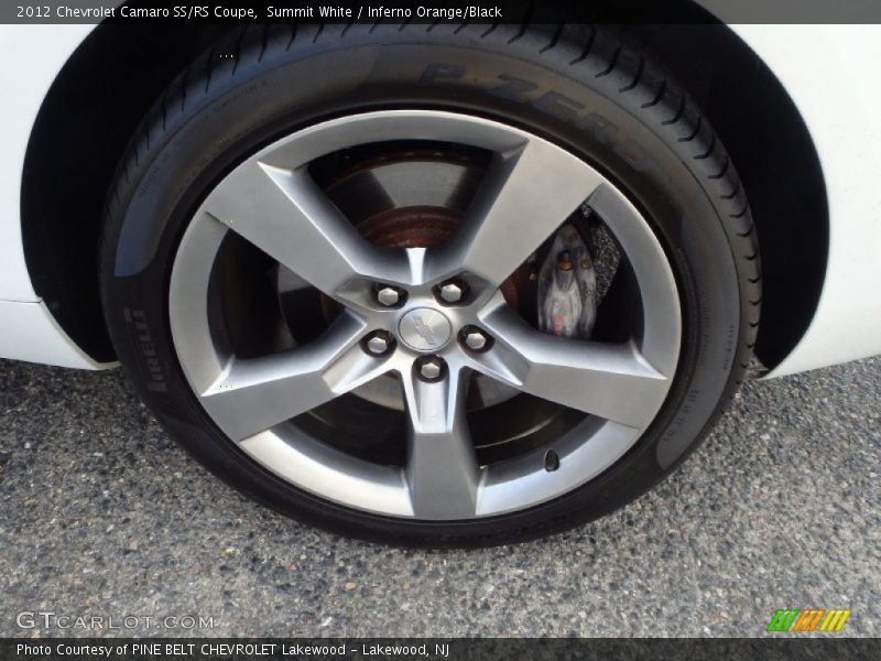 Summit White / Inferno Orange/Black 2012 Chevrolet Camaro SS/RS Coupe