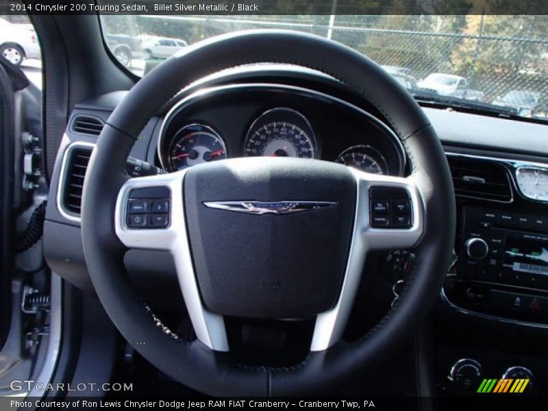 Billet Silver Metallic / Black 2014 Chrysler 200 Touring Sedan