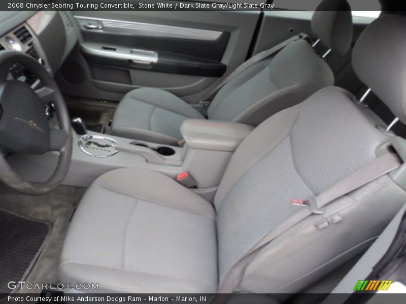 Stone White / Dark Slate Gray/Light Slate Gray 2008 Chrysler Sebring Touring Convertible