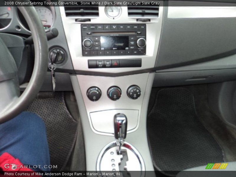 Stone White / Dark Slate Gray/Light Slate Gray 2008 Chrysler Sebring Touring Convertible