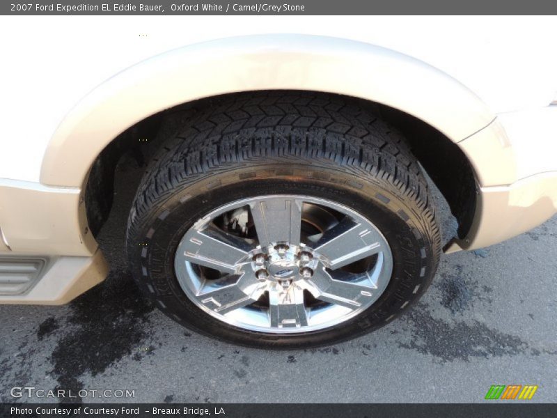 Oxford White / Camel/Grey Stone 2007 Ford Expedition EL Eddie Bauer