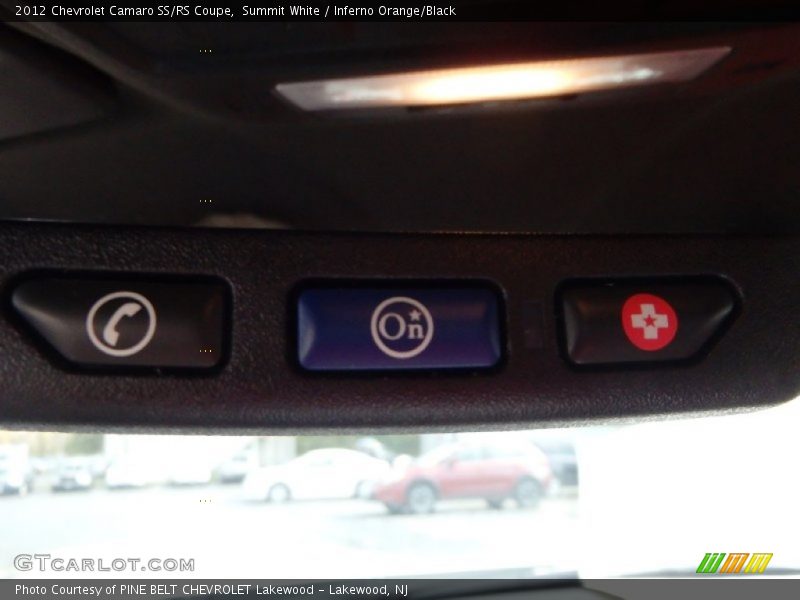 Summit White / Inferno Orange/Black 2012 Chevrolet Camaro SS/RS Coupe