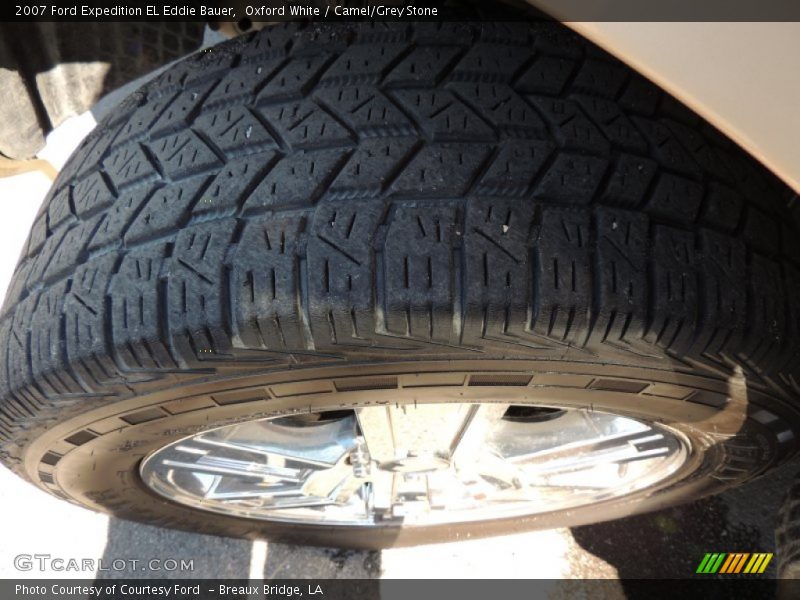 Oxford White / Camel/Grey Stone 2007 Ford Expedition EL Eddie Bauer