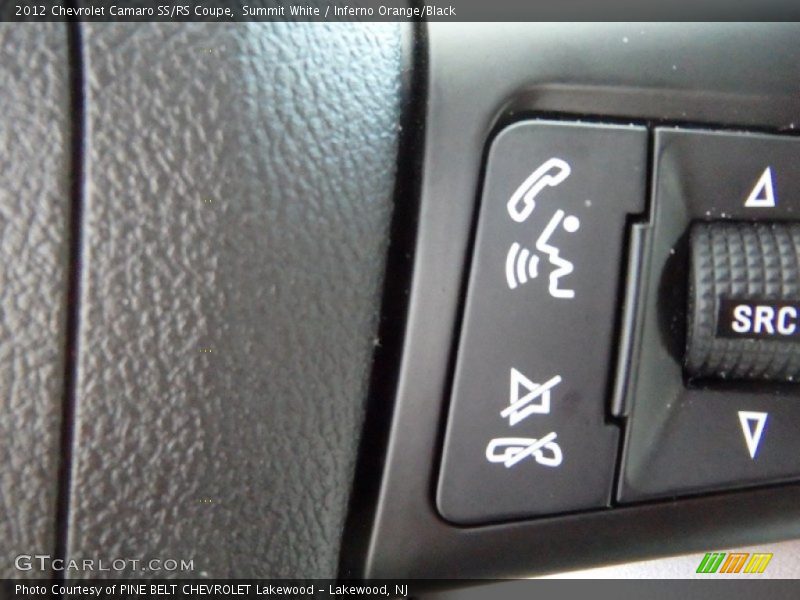 Summit White / Inferno Orange/Black 2012 Chevrolet Camaro SS/RS Coupe