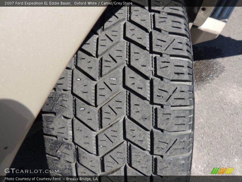 Oxford White / Camel/Grey Stone 2007 Ford Expedition EL Eddie Bauer