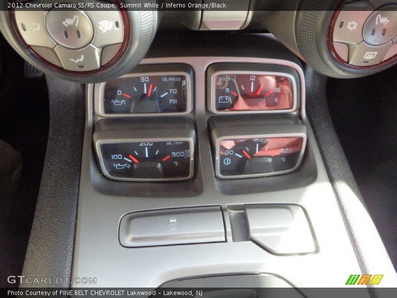 Summit White / Inferno Orange/Black 2012 Chevrolet Camaro SS/RS Coupe