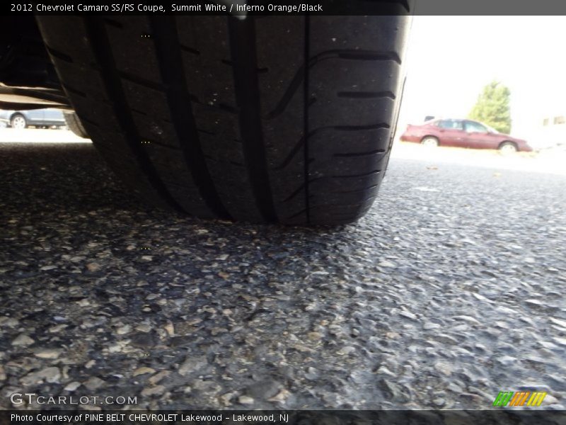 Summit White / Inferno Orange/Black 2012 Chevrolet Camaro SS/RS Coupe