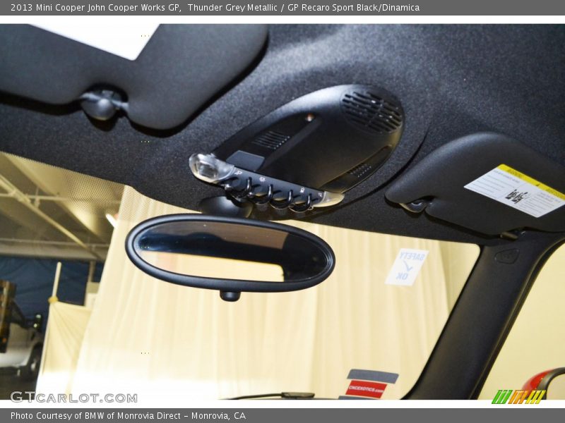 Thunder Grey Metallic / GP Recaro Sport Black/Dinamica 2013 Mini Cooper John Cooper Works GP