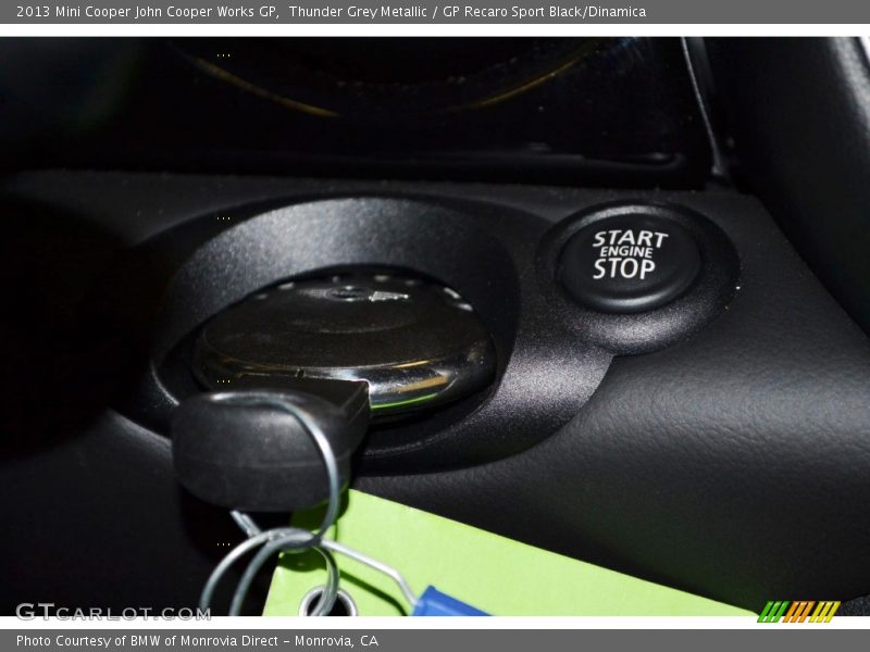 Thunder Grey Metallic / GP Recaro Sport Black/Dinamica 2013 Mini Cooper John Cooper Works GP