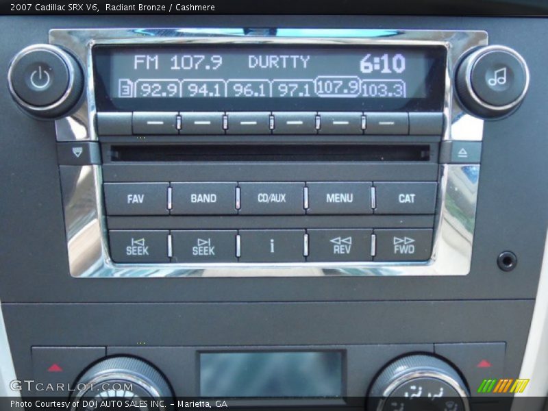 Radiant Bronze / Cashmere 2007 Cadillac SRX V6