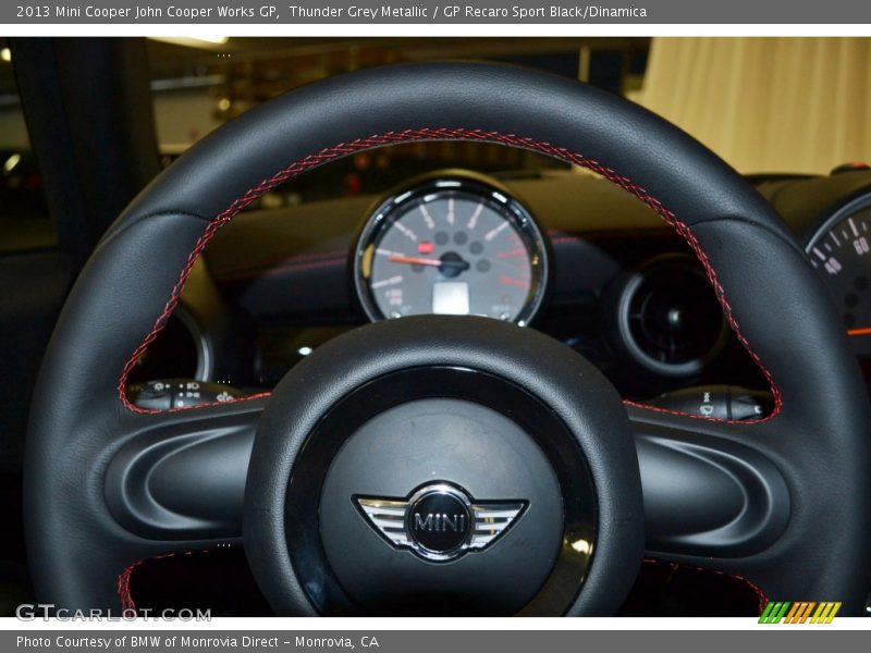 Thunder Grey Metallic / GP Recaro Sport Black/Dinamica 2013 Mini Cooper John Cooper Works GP