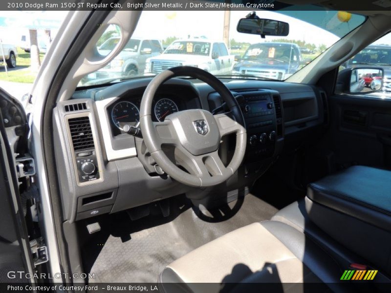 Bright Silver Metallic / Dark Slate/Medium Graystone 2010 Dodge Ram 1500 ST Regular Cab