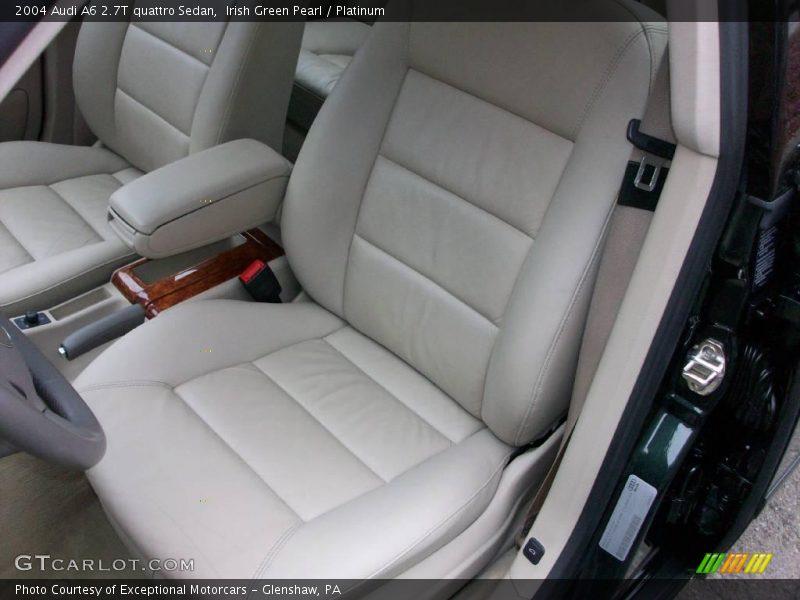 Irish Green Pearl / Platinum 2004 Audi A6 2.7T quattro Sedan