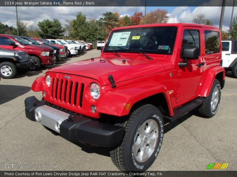 Front 3/4 View of 2014 Wrangler Sahara 4x4