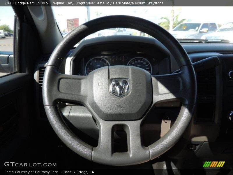Bright Silver Metallic / Dark Slate/Medium Graystone 2010 Dodge Ram 1500 ST Regular Cab