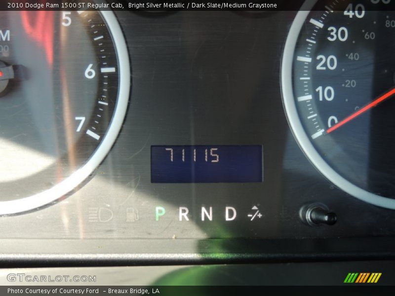 Bright Silver Metallic / Dark Slate/Medium Graystone 2010 Dodge Ram 1500 ST Regular Cab