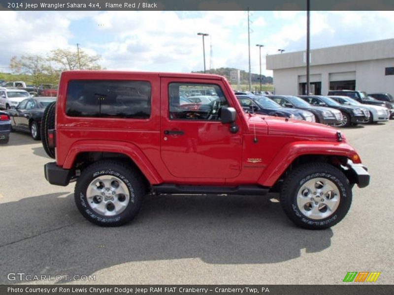 Flame Red / Black 2014 Jeep Wrangler Sahara 4x4
