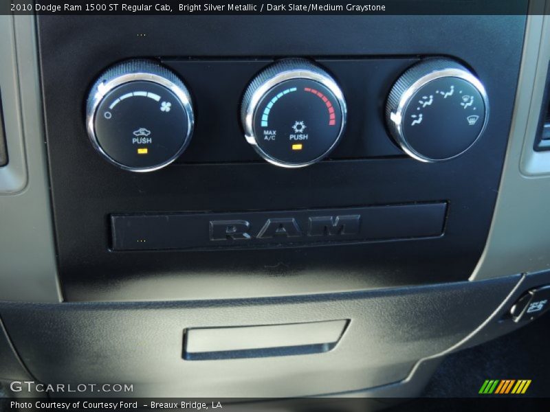 Bright Silver Metallic / Dark Slate/Medium Graystone 2010 Dodge Ram 1500 ST Regular Cab