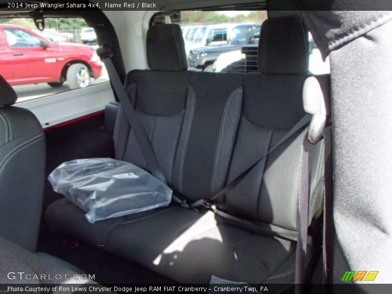 Rear Seat of 2014 Wrangler Sahara 4x4
