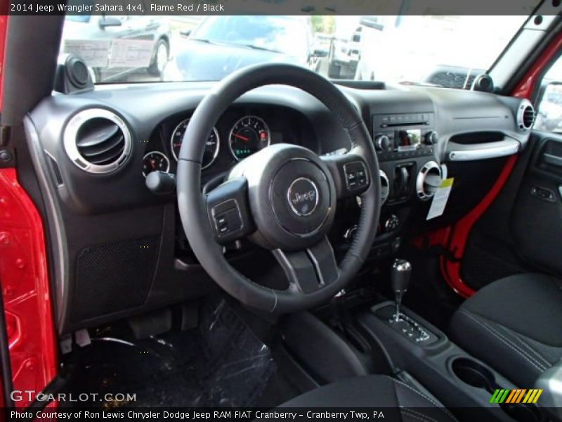 Black Interior - 2014 Wrangler Sahara 4x4 