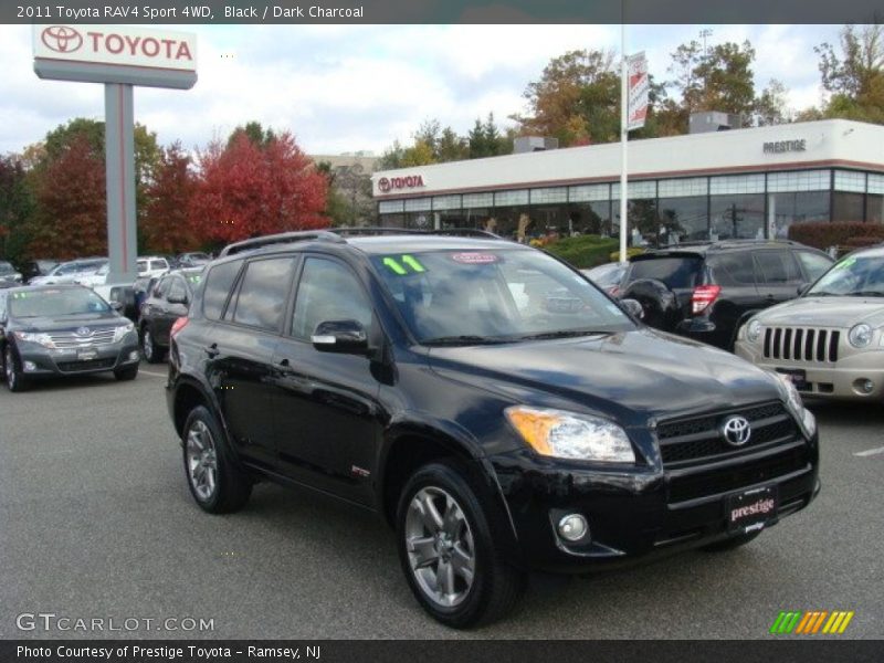 Black / Dark Charcoal 2011 Toyota RAV4 Sport 4WD