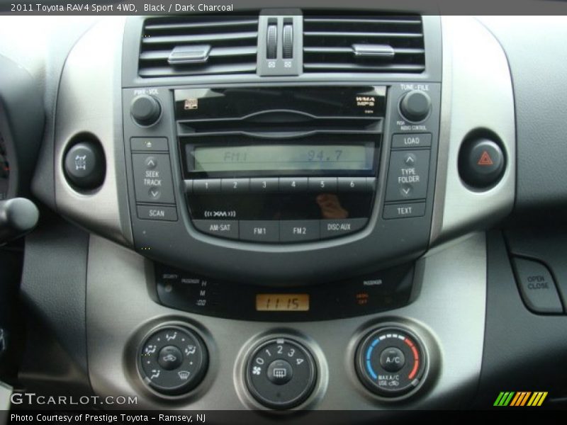 Black / Dark Charcoal 2011 Toyota RAV4 Sport 4WD