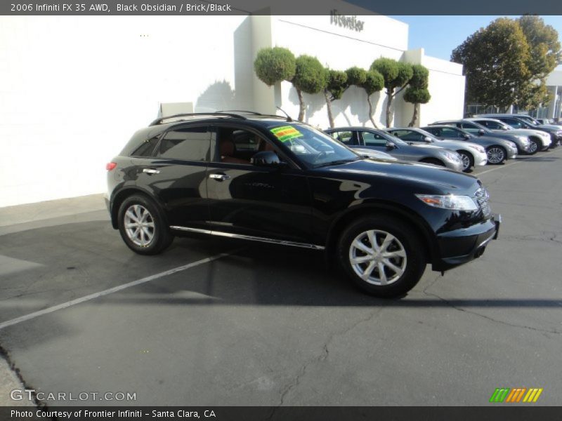 Black Obsidian / Brick/Black 2006 Infiniti FX 35 AWD