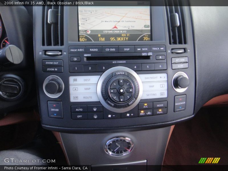 Black Obsidian / Brick/Black 2006 Infiniti FX 35 AWD