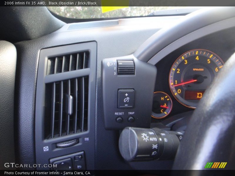 Black Obsidian / Brick/Black 2006 Infiniti FX 35 AWD