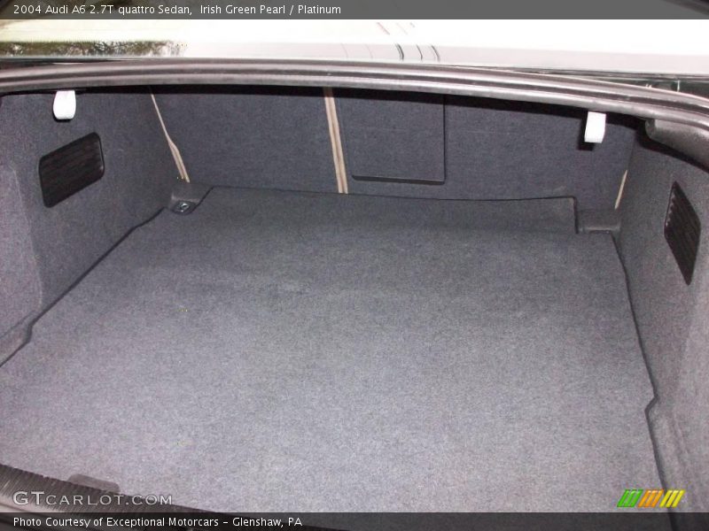 Irish Green Pearl / Platinum 2004 Audi A6 2.7T quattro Sedan