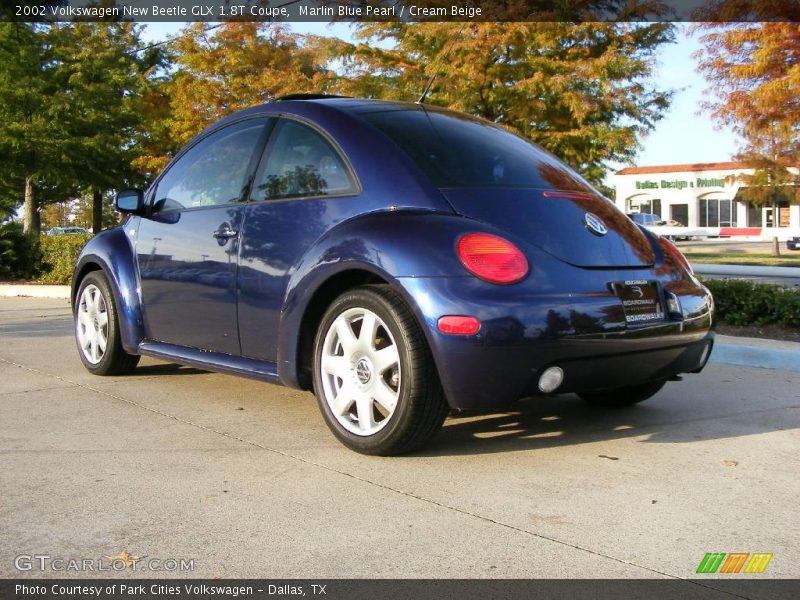 Marlin Blue Pearl / Cream Beige 2002 Volkswagen New Beetle GLX 1.8T Coupe