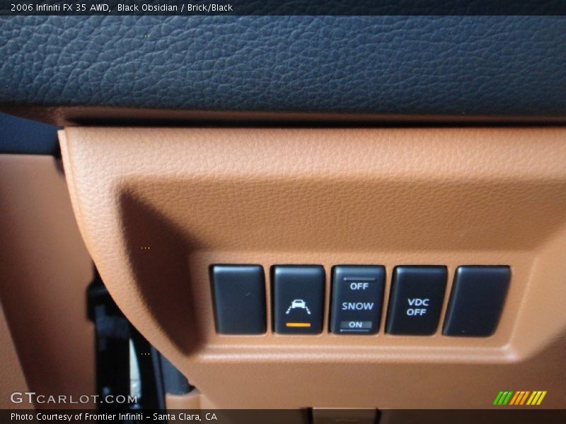 Black Obsidian / Brick/Black 2006 Infiniti FX 35 AWD