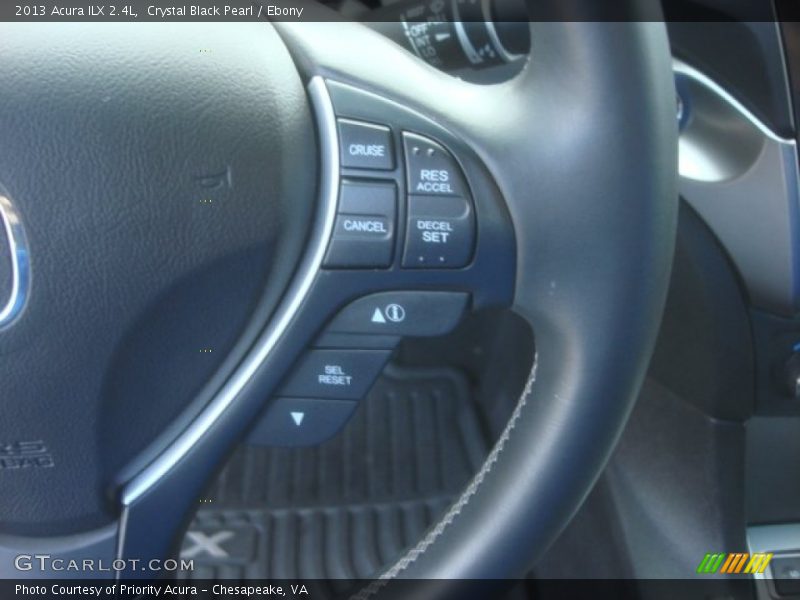Crystal Black Pearl / Ebony 2013 Acura ILX 2.4L