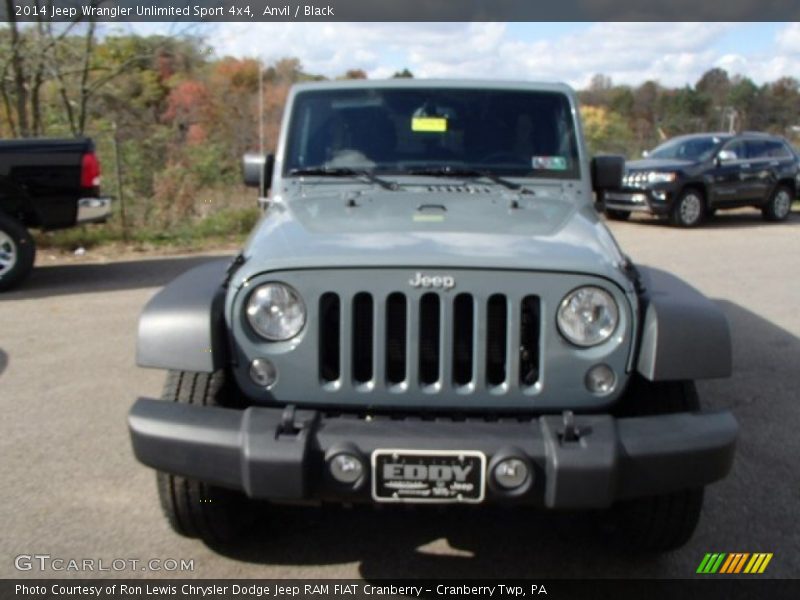 Anvil / Black 2014 Jeep Wrangler Unlimited Sport 4x4
