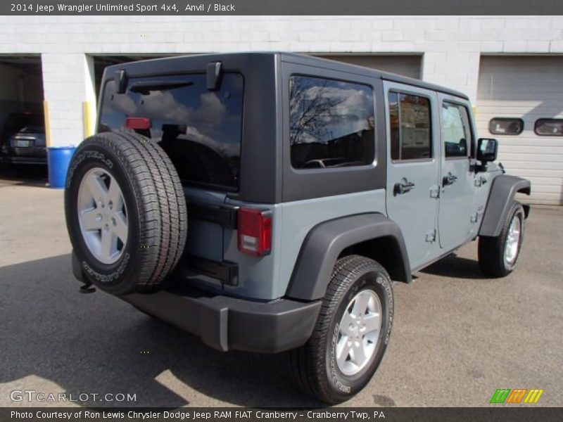 Anvil / Black 2014 Jeep Wrangler Unlimited Sport 4x4